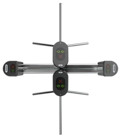 Турникет-трипод двусторонний со стеклом Oxgard Praktika-Т-03D-К с картоприемником