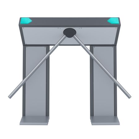 Турникет-дуопод моторизованный двухстоечный Rusgate T2-M-BF v.1.1 с памятью на 4000 событий (с автоматическими планками Антипаника)