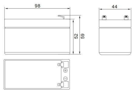 Аккумулятор Etalon FS 12012 (12В 1.2 А∙ч)