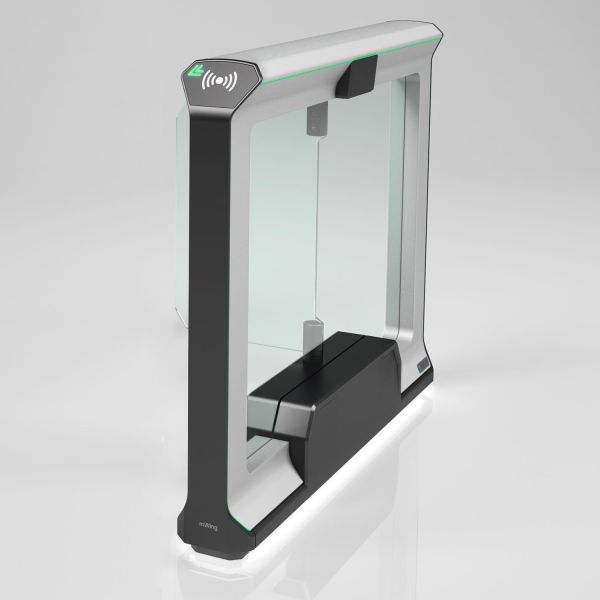 Створка из закаленного стекла Magnetic FMWI_G10E600, 888x600 мм, для турникетов mWing