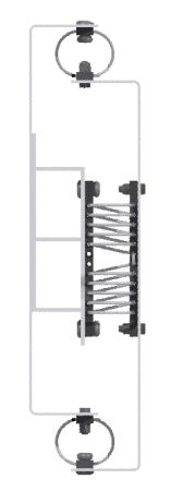 Виброзащитная платформа для видеокамер НИЦ Технологии с виброизоляторами 38/43 (до 3.5 кг)