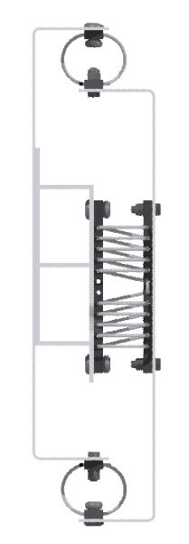 Виброзащитная платформа для видеокамер НИЦ Технологии с виброизоляторами 38/43 (до 3.5 кг)