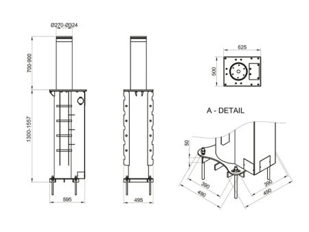 Блокиратор автоматический выдвижной Came RBD 275H900, 5 боллардов Блокиратор автоматический выдвижной Came RBD 275H900, 5 боллардов
