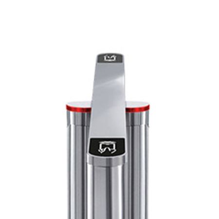 Турникет распашной двухпроходной PERCo ST-11S «Скоростной проход» с крышками из нержавеющей стали и створками 300 мм, высотой 1300 мм