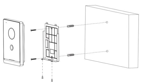 Дверная IP-станция Dahua Villa DHI-VTO2211G-P-S2
