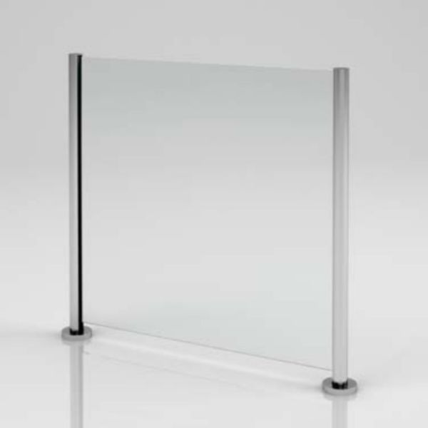 Центральная стойка ограждения Magnetic mGuide GGPM100 для стеклянной панели H=1000 мм