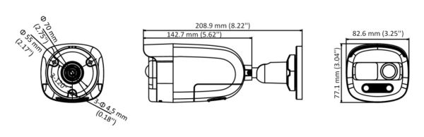 Уличная HD-TVI видеокамера 2Мп HikVision ColorVu DS-2CE12DFT-PIRXOF (3.6 мм) с сиреной, строблампой и PIR-датчиком