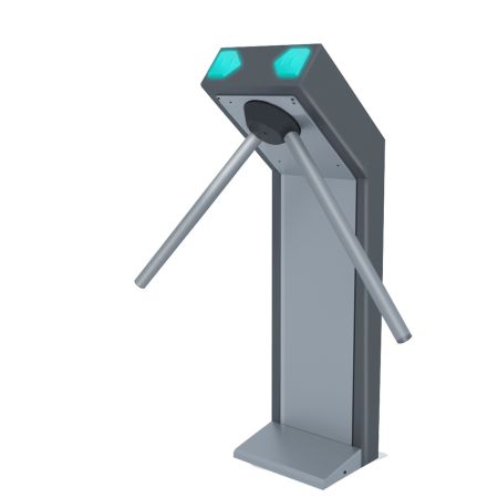 Турникет-дуопод моторизованный Rusgate T2-M-SF v.1 (с автоматическими планками Антипаника)