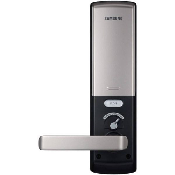 Электронный замок Samsung SHS-H505 FBK/EN (SHS-5050), двухригельный, врезной, с ручкой