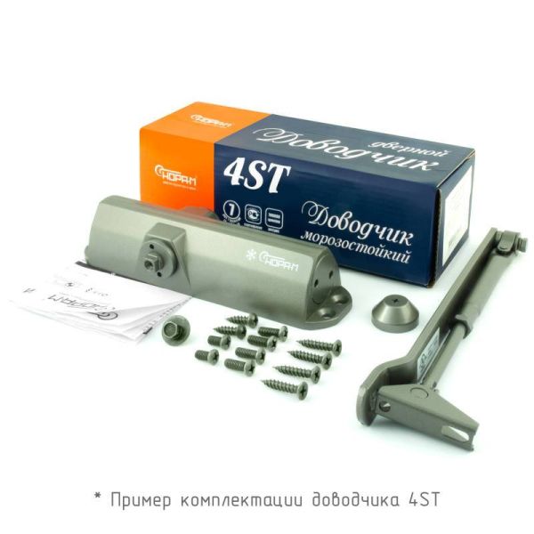 Дверной доводчик Нора-М 4ST (25-120кг) морозостойкий