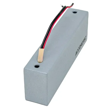 Электромагнитный замок AccordTec ML-300K с уголком, серебряный металлик