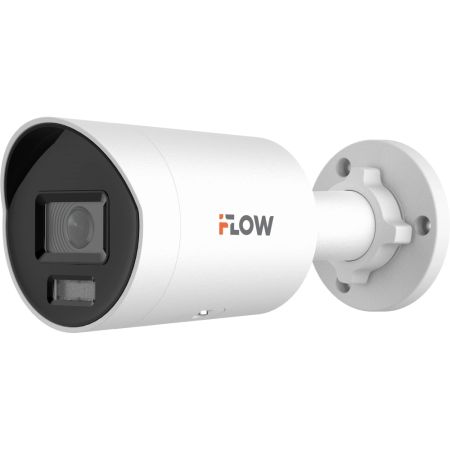 IP-камера 8Мп iFlow F-IC-2182C2M(2.8mm) уличная, с микрофоном, SharpSense и двойной подсветкой до 40 м