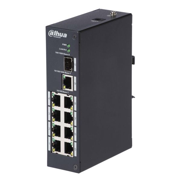 Коммутатор 8-портовый Dahua DH-PFS3110-8T, неуправляемый