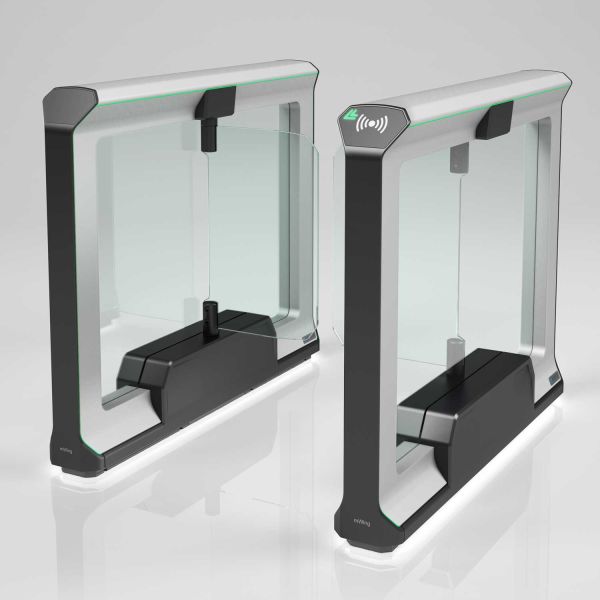 Распашной турникет Magnetic mWing с закаленными створками 900 мм