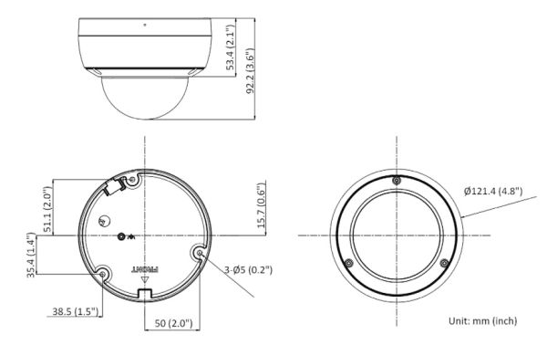 Уличная IP-камера 5Мп Hikvision DS-2CD3156G2-IS(C) (6 мм) с технологией AcuSense