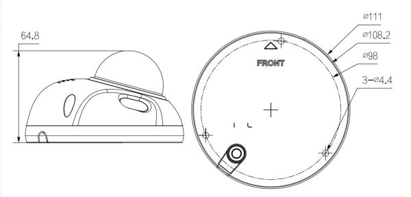 IP-видеокамера уличная 2Мп Dahua DH-IPC-HDBW3241FP-AS-0280B-S2 с микрофоном