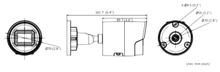 Уличная IP-камера 4Мп HiWatch IPC-B042-G2/U (6 мм) с микрофоном