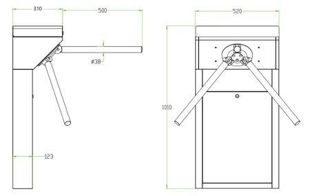 Турникет-трипод Блокпост ТРД 700