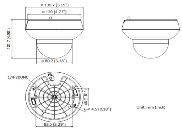 Скоростная уличная PTZ IP-камера 2Мп HiWatch DS-I205M(С)