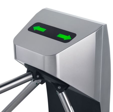 Турникет-трипод моторизованный PERCo TTR-10АB из нержавеющей стали, с автоматическими планками Антипаника Турникет-трипод моторизованный PERCo TTR-10АB из нержавеющей стали, с автоматическими планками Антипаника