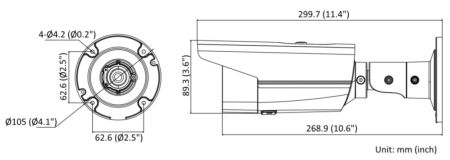 Уличная IP-камера 8Мп HiWatch IPC-B582-G2/4I (6 мм) с EXIR-подсветкой до 80м Уличная IP-камера 8Мп HiWatch IPC-B582-G2/4I (6 мм) с EXIR-подсветкой до 80м