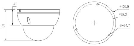 IP-видеокамера антивандальная 8Мп Dahua DH-IPC-HDBW1830EP-0360B-S6