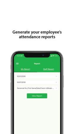 Мобильное приложение для учета рабочего времени ZKBioTime Мобильное приложение для учета рабочего времени ZKBioTime