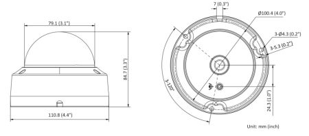 Антивандальная IP-камера 4Мп HiWatch DS-I402(D) (2.8 мм) с подсветкой EXIR 2.0 Антивандальная IP-камера 4Мп HiWatch DS-I402(D) (2.8 мм) с подсветкой EXIR 2.0