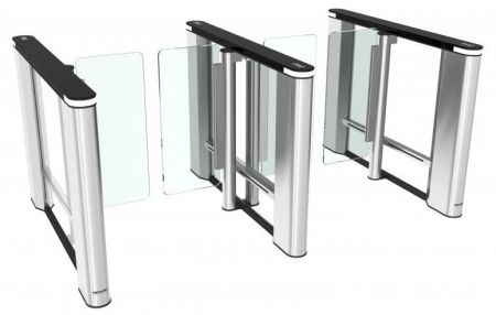 Распашной скоростной двухпроходной турникет Cominfo EasyGate Elite 650мм Распашной скоростной двухпроходной турникет Cominfo EasyGate Elite 650мм
