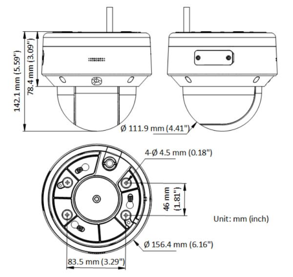 Уличная скоростная 2Мп PTZ IP-видеокамера HikVision DS-2DE3C210IX-DE(C1)(T5) с алгоритмом Deep learning