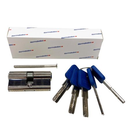 Евроцилиндр dormakaba CBR-1 PRO 70 (35x35), ключ-ключ, латунь, 5 ключей