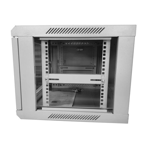 Шкаф настенный Netko WMA 12U 600х450х635 мм, дверь стекло, серый Netko "А"