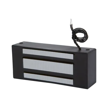 Электромагнитный замок AccordTec ML-300П с планкой, черный