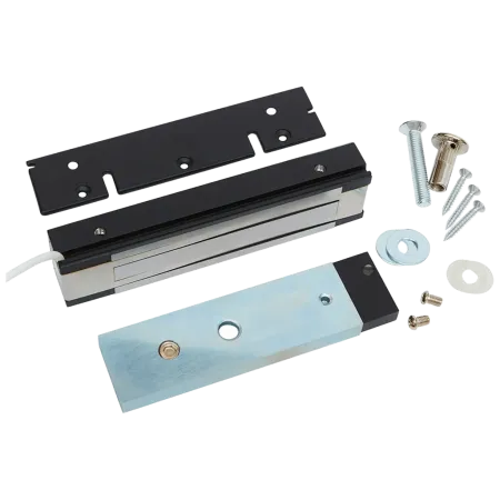 Электромагнитный замок AccordTec ML-200K-3 Premium Black с планкой