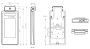 Биометрический терминал распознавания лиц и температуры тела Uface 5-H-Temp, настенный