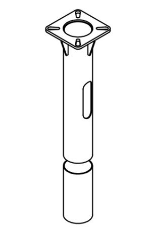 Закладная деталь фундамента ЗДФ/ФМ-0,133(3,0/3,5)-1,5 (250х150-200) Закладная деталь фундамента ЗДФ/ФМ-0,133(3,0/3,5)-1,5 (250х150-200)