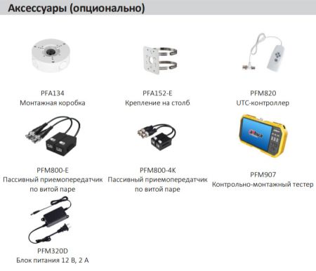 HD-CVI видеокамера Full-color Starlight 5Мп Dahua DH-HAC-HFW1509TP-A-LED-0360B-S2