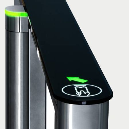 Турникет PERCo-ST-01 "Скоростной проход" с распашными створками PERCo-ATG-425 (ширина створки 425 мм)