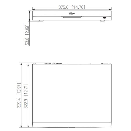 PoE-видеорегистратор 32Мп16-канальный WizSense Dahua DHI-NVR5216-8P-EI
