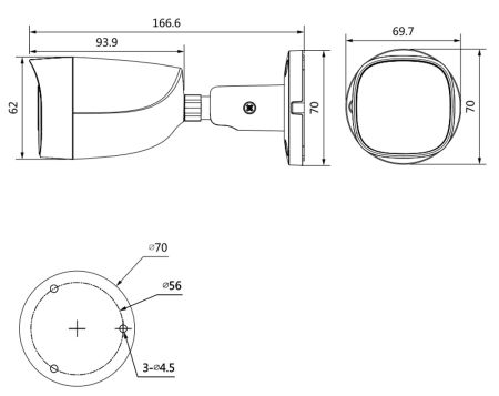 Уличная HD-CVI видеокамера Full-color 2Мп Dahua DH-HAC-HFW1209CMP-A-LED-0280B-S2 Уличная HD-CVI видеокамера Full-color 2Мп Dahua DH-HAC-HFW1209CMP-A-LED-0280B-S2