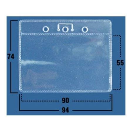 Карман мягкий прозрачный горизонтальный IDT07