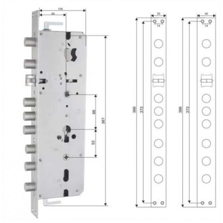 Электронный биометрический замок Moorgen T5+, 7-ми ригельный, кристаллы Сваровски, видеоглазок, Face-ID, Wi-Fi