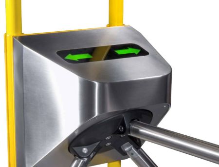 Турникет-трипод для транспорта PERCo-TTR-10AT из нержавеющей стали, с автоматическими планками Антипаника