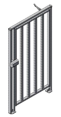 Калитка полноростовая окрашенная Oxgard К-10 (левая) Калитка полноростовая окрашенная Oxgard К-10 (левая)