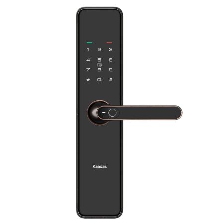 Электронный биометрический замок Kaadas S500-5W Black, Wi-Fi, врезной