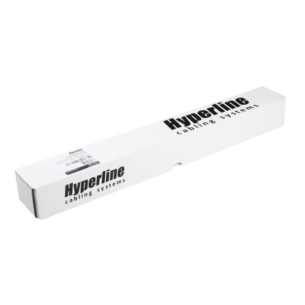 Блок розеток Hyperline SHE19-8SH-S-IEC для 19" шкафов, горизонтальный, 8 розеток Schuko