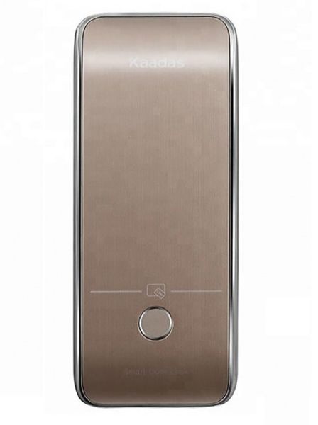 Электронный биометрический замок Kaadas R7-5 Gold, накладной, без ручки Электронный биометрический замок Kaadas R7-5 Gold, накладной, без ручки