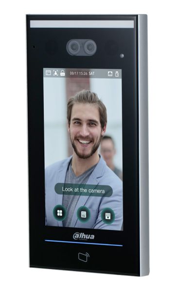 Биометрический терминал доступа AI Dahua DHI-ASI7213X с распознаванием лиц и УРВ