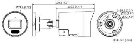 Сетевая IP-камера ColorVu 8Мп Hikvision DS-2CD2087G2H-LIU/SL (6 мм), черная с интеллектуальной гибридной подсветкой до 40 м