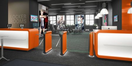 Центральная секция распашного турникета Magnetic mWing FMWI_CL без створок